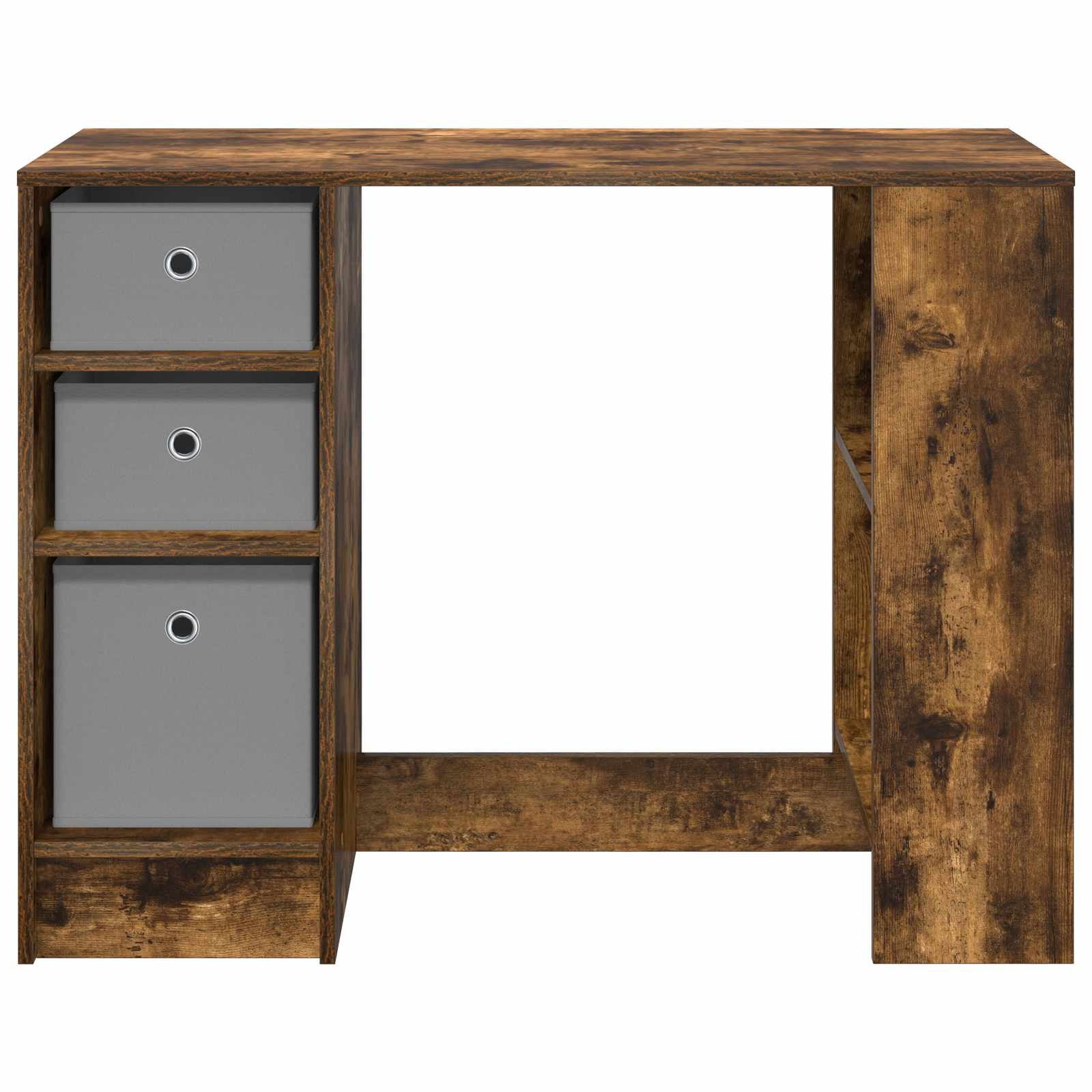 Schreibtisch mit Schubladen Weiß 100 x 40 x 75 cm Holzwerkstoff