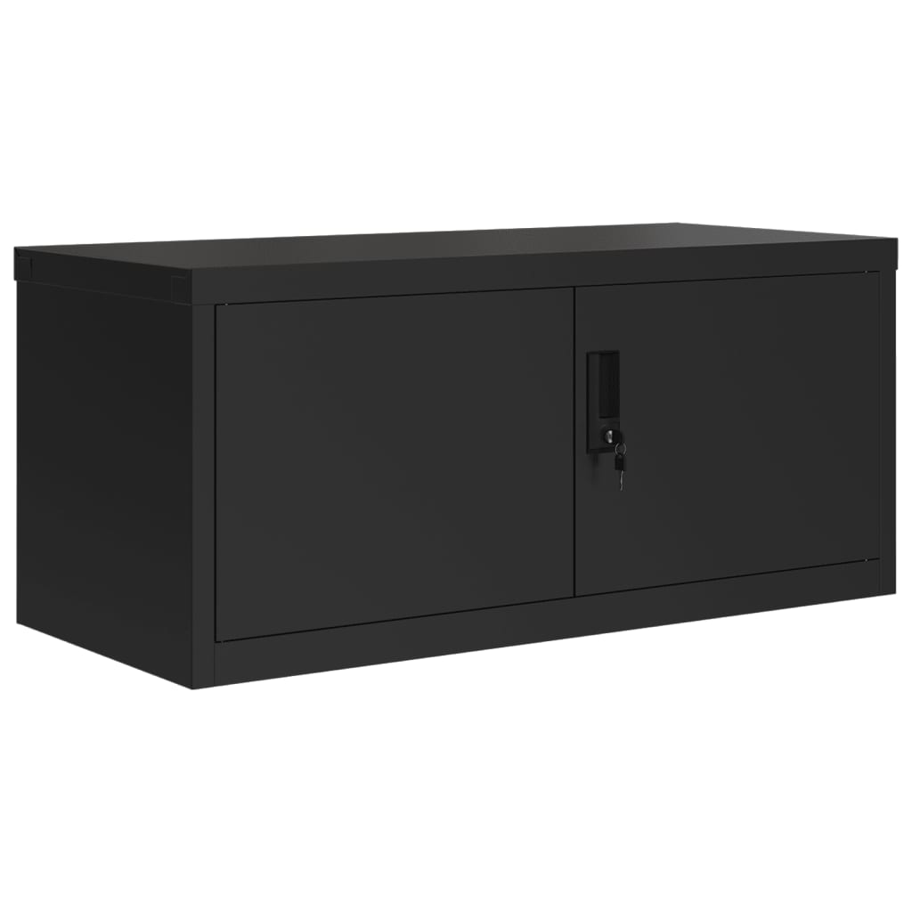 Aktenschrank Weiß 90x40x110 cm Stahl