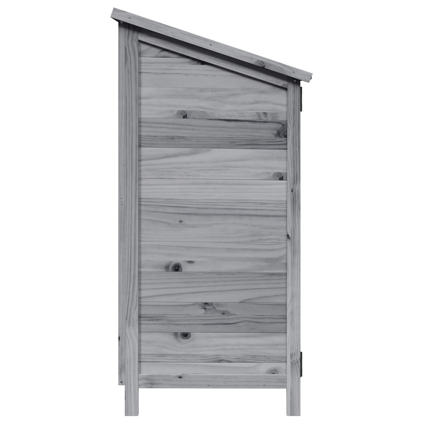 Gartenschuppen Natur 59 x 56 x 113,5 cm Massivholz aus Fichte