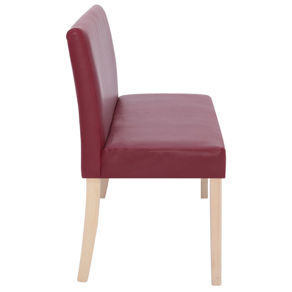 Sitzbank 139,5 cm Grau Kunstleder