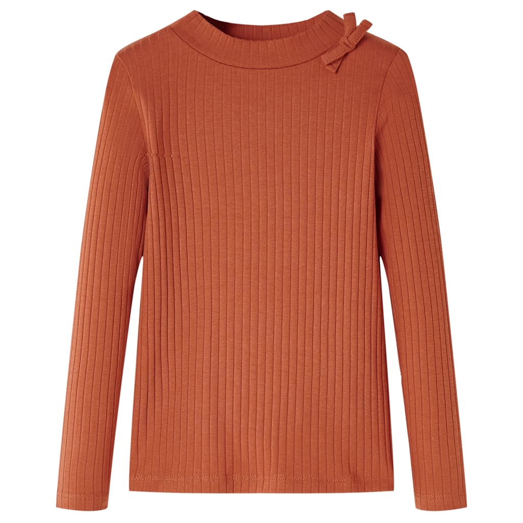 Kinder-Langarmshirt Ocker 104