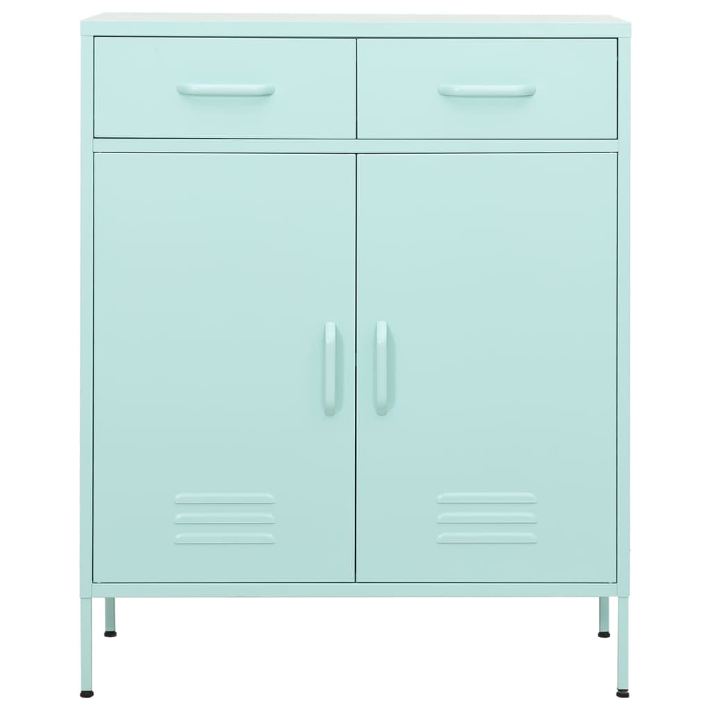 Lagerschrank Olivgrün 80x35x101,5 cm Stahl