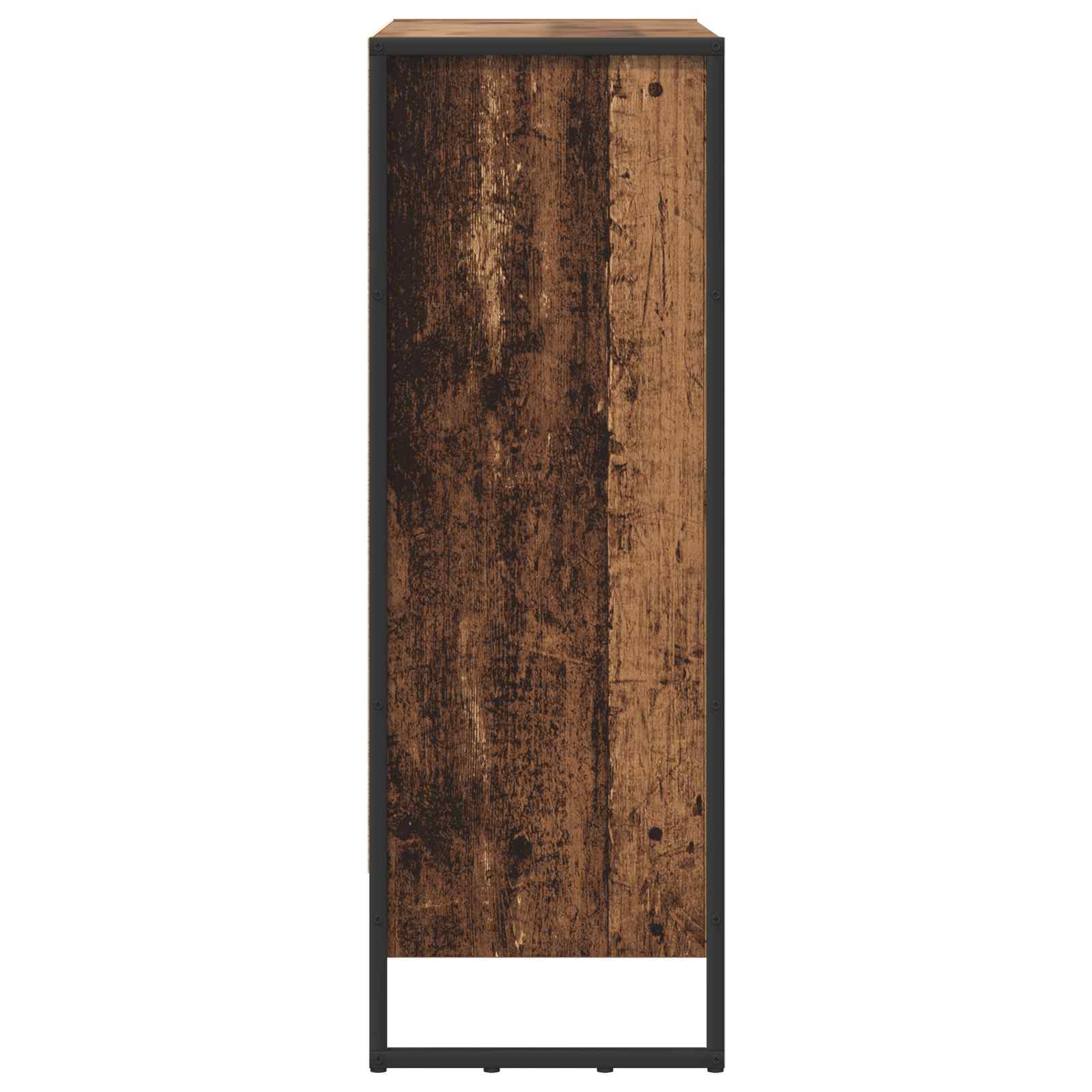 Bücherregal 2 pcs Schwarz Eichen-Optik 60 x 30 x 189,5 cm