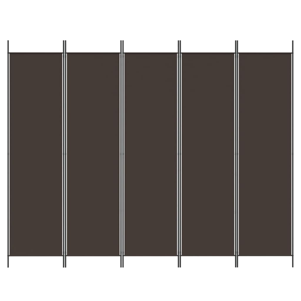 3-tlg. Paravent Schwarz 150x200 cm Stoff