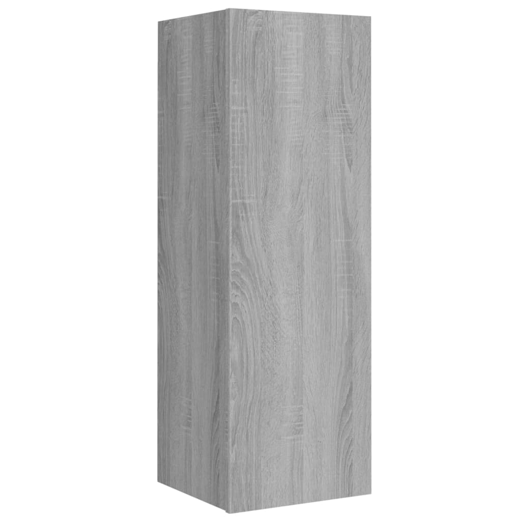 4-tlg. TV-Schrank-Set Weiß Holzwerkstoff