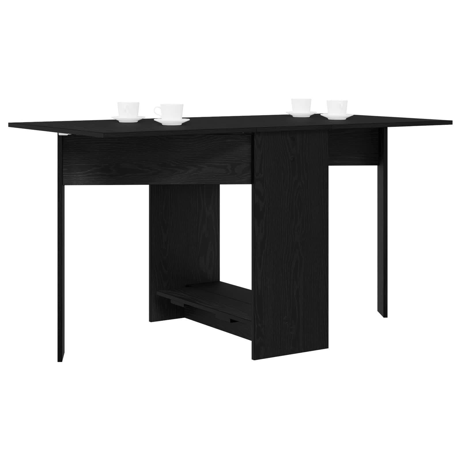 Esstisch 138 x 70 x 73,5 cm Holzwerkstoff Weiß Rechtwinklig