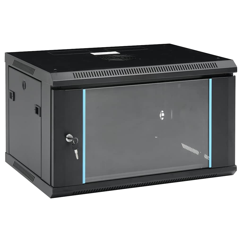 Netzwerkschrank mit Speicher Grau 60 x 45 x 28 cm Stahl