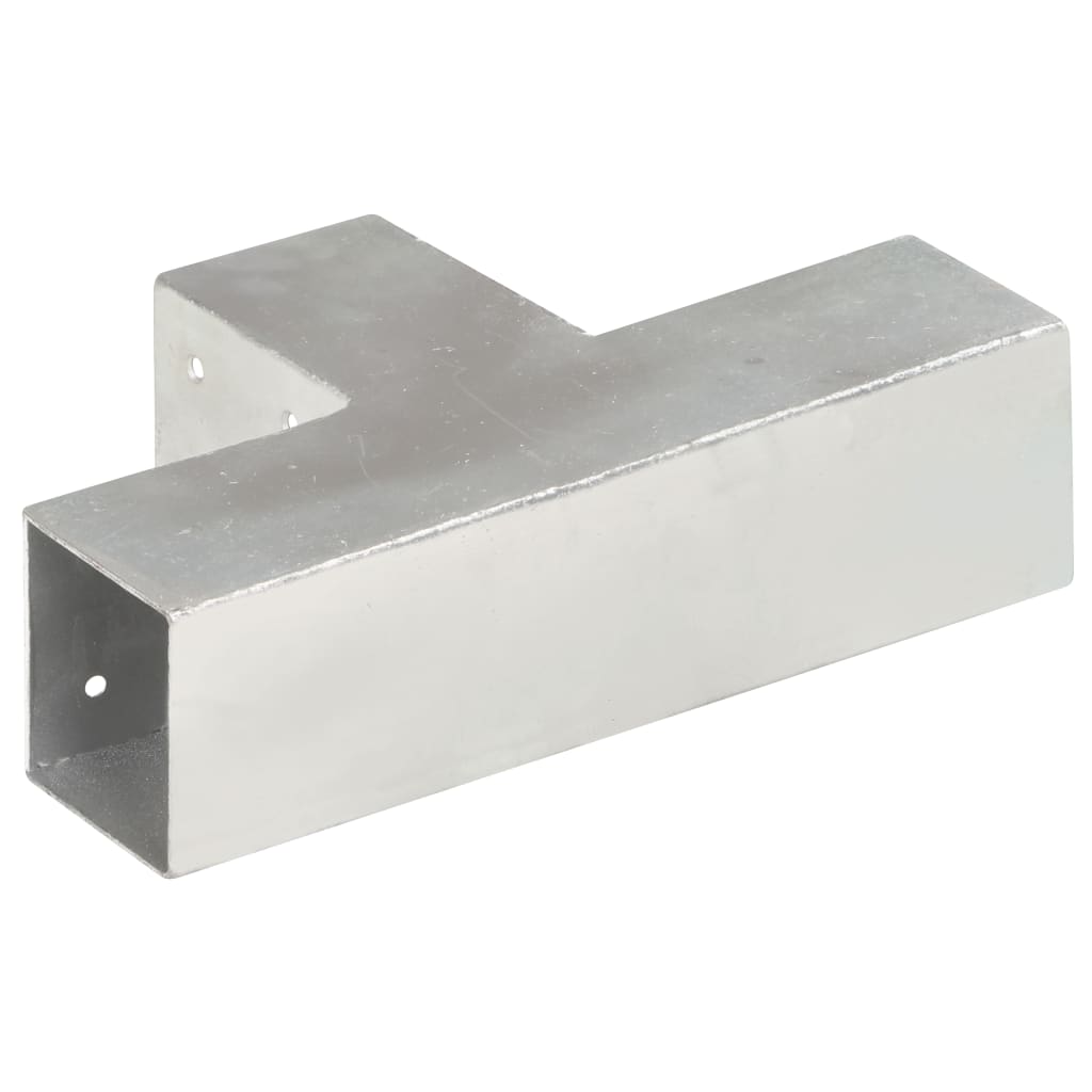 Pfostenverbinder L-Form Verzinktes Metall 71 x 71 mm