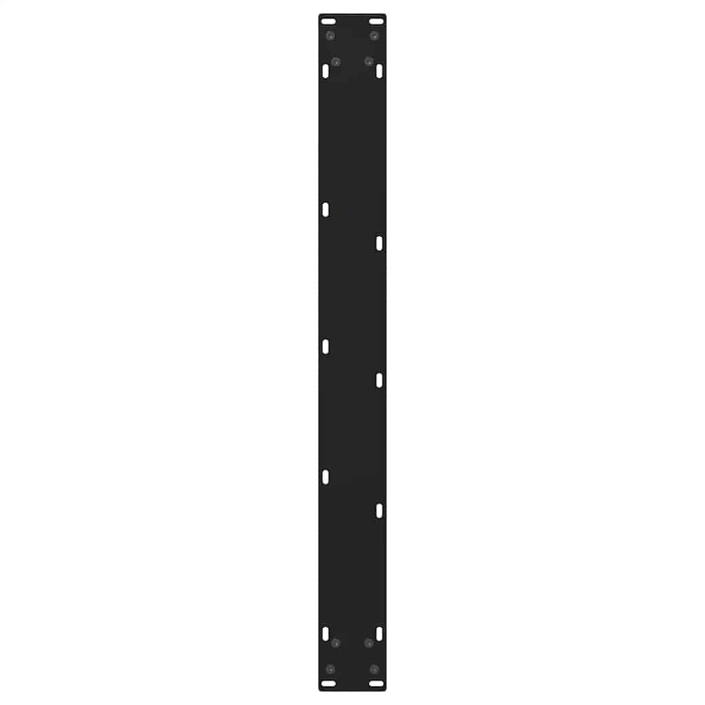 Couchtischbeine V-Form 2 Stück Schwarz 30x(30-31,3) cm Stahl