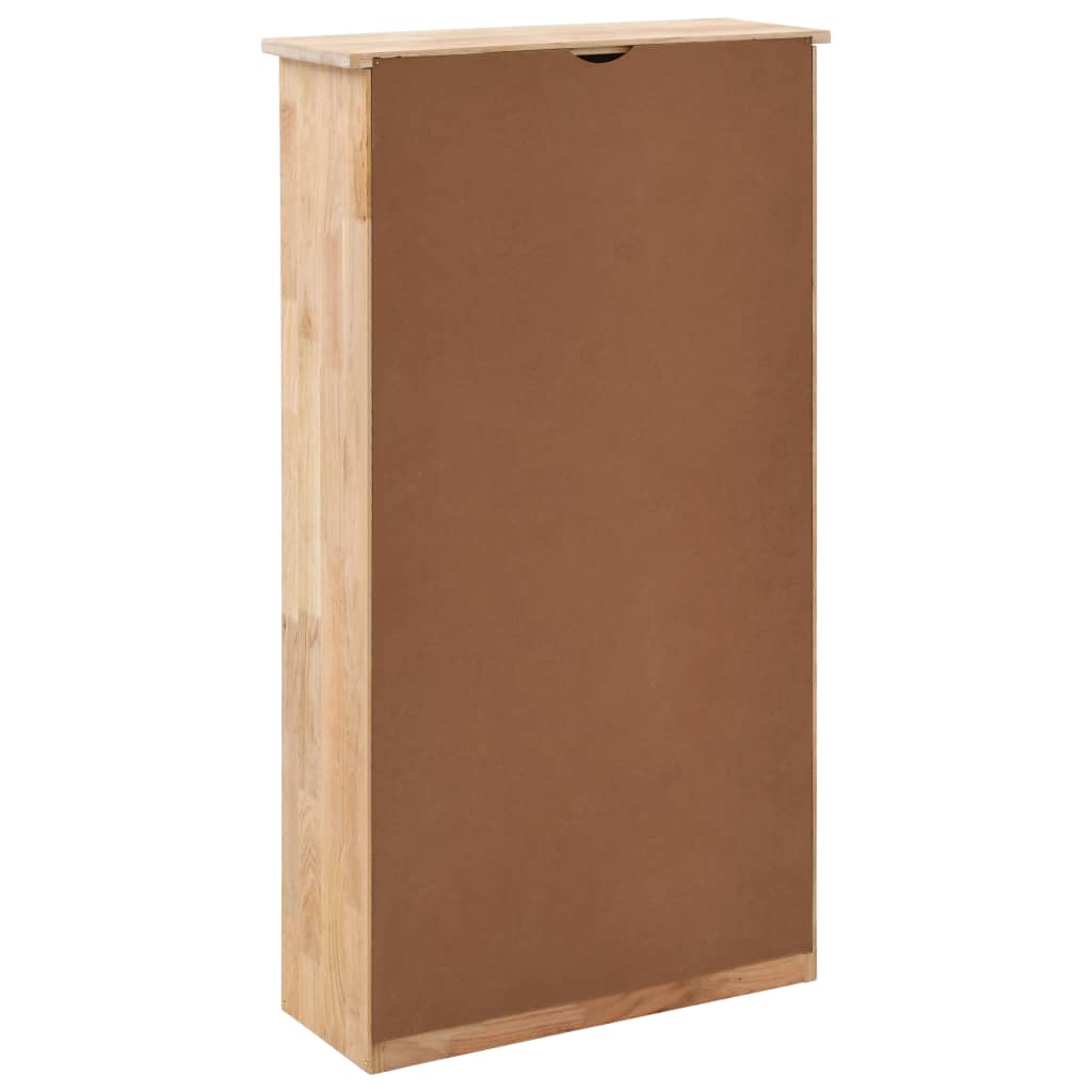 Schuhbank 94 x 20 x 38 cm Walnussholz Massiv