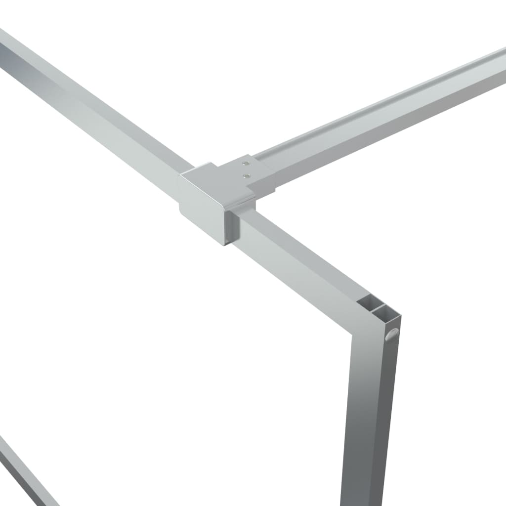 Duschwand für Begehbare Dusche mit Klarem ESG Glas 80x195 cm