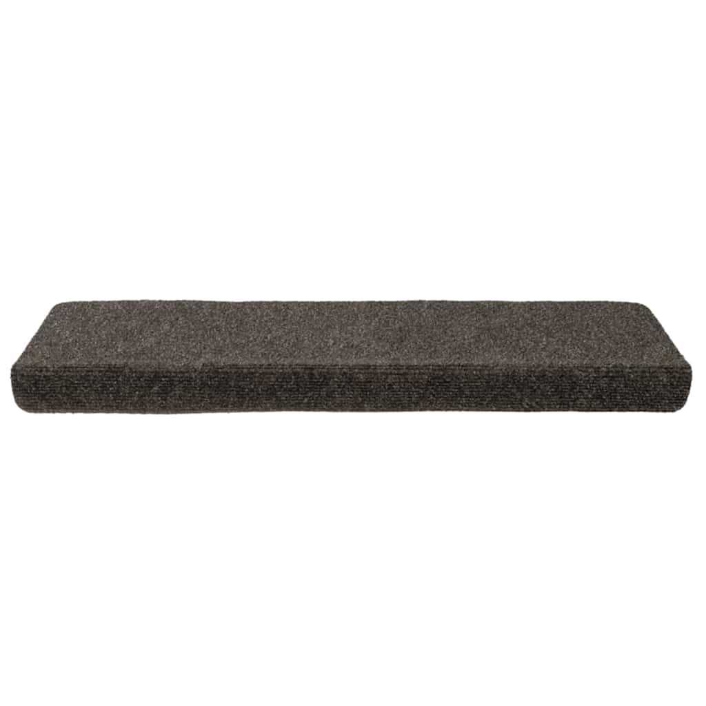 Stufenmatten Selbstklebend 15 Stk. 65x21x4 cm Hellbraun Rechteckiger Rand
