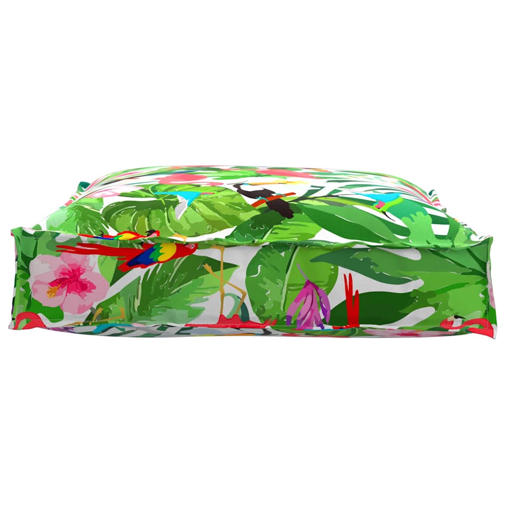 Kissen Anthrazit 70 x 70 x 12 cm Oxford-Stoff