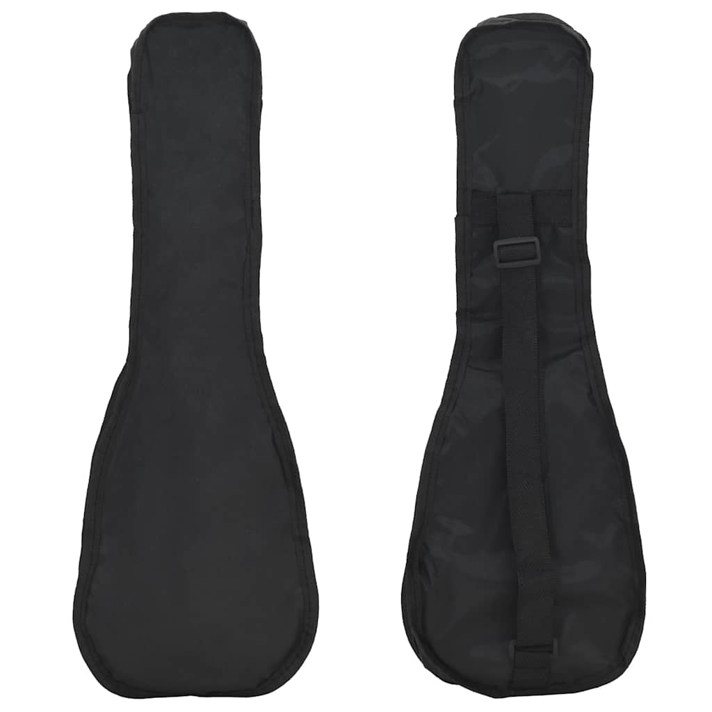 Sopran Ukulele Set für Kinder mit Tasche Dunkles Holz 21