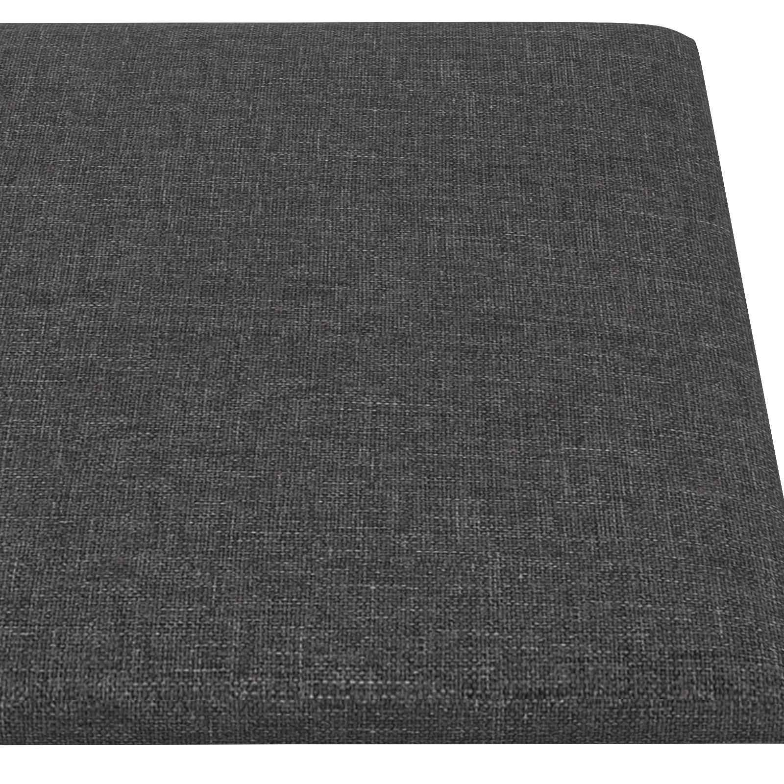 Wandkopfteilen 12 pcs 30 x 15 cm Creme Stoff