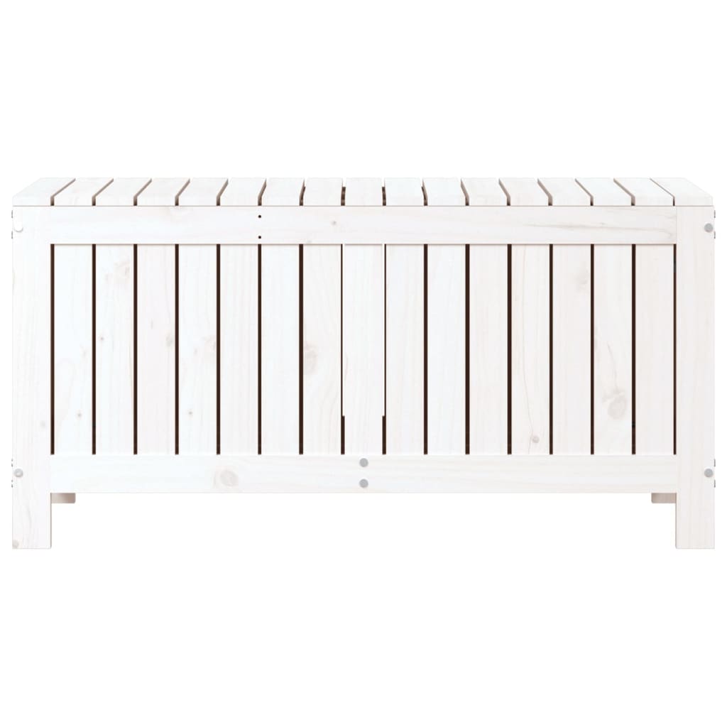 Gartentruhe Grau 76x42,5x54 cm Massivholz Kiefer