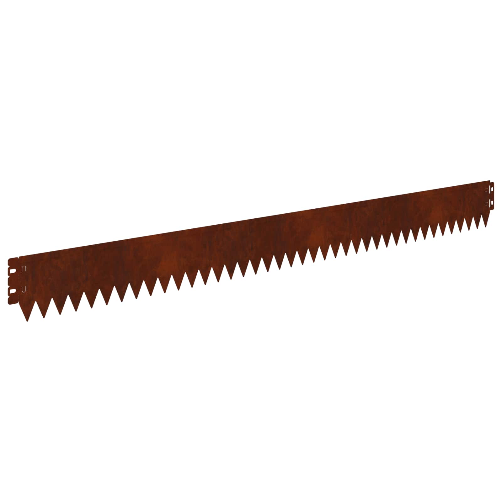 Raseneinfassung 10 pcs 103 x 10 cm Stahl Schwarz