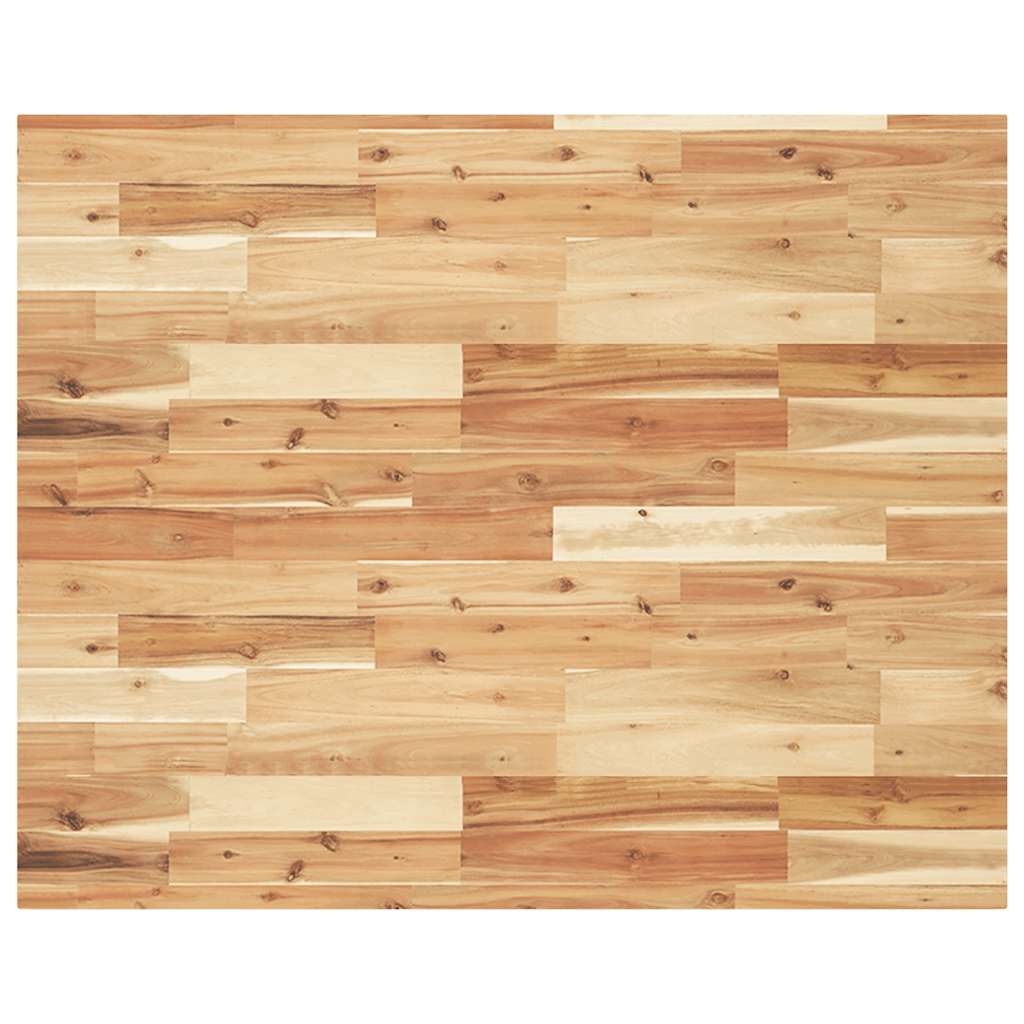 Schreibtischplatte Unbehandelt 60x50x2 cm Massivholz Akazie