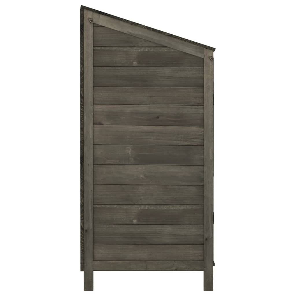 Geräteschuppen 55x52x174,5 cm Massivholz Tanne
