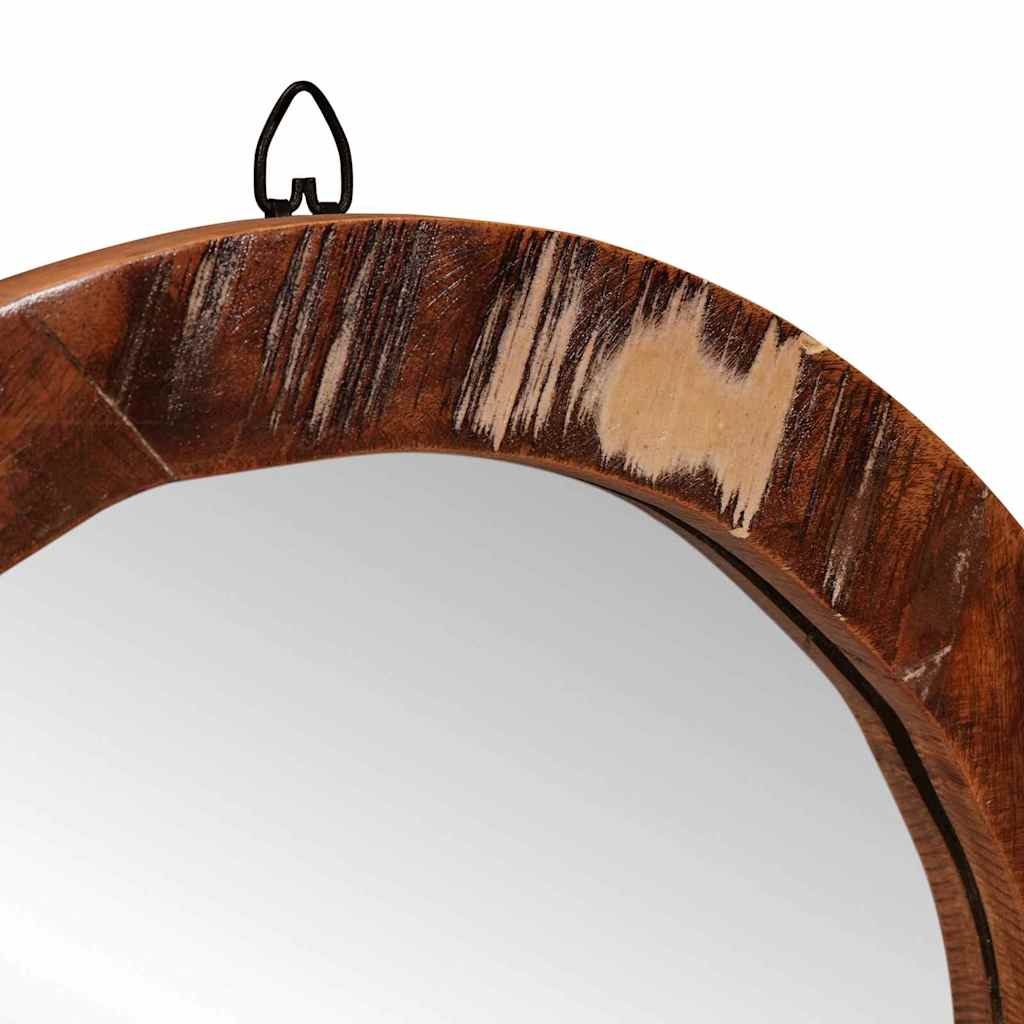 Schminktisch mit Spiegel Braun 90 x 76 x 45 cm Massivholz Mango