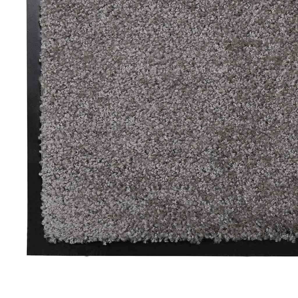 Fußmatte Anthrazit 60 x 40 x 1,2 cm Teddystoff