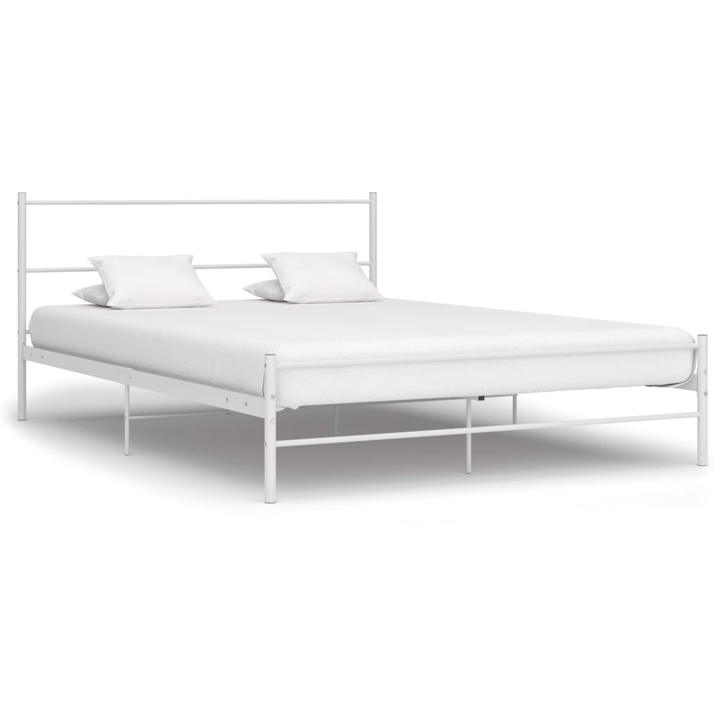 Bettgestell Grau Metall 180×200 cm