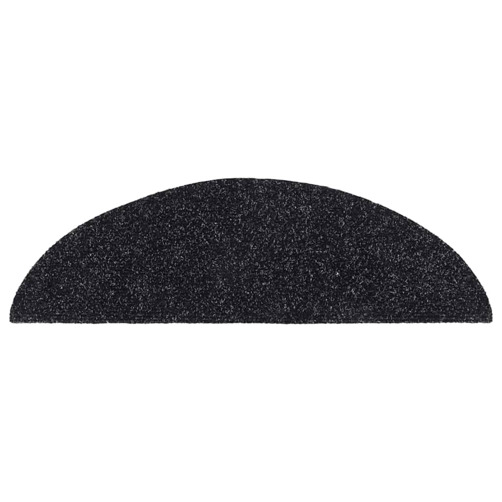 Stufenmatten Selbstklebend 15 Stk. 56x17x3 cm Hellbraun Halbrund