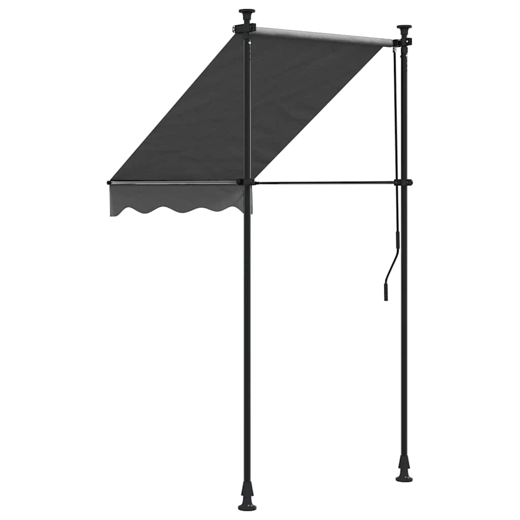 Einziehbare Markise Handbetrieben 150 cm Anthrazit
