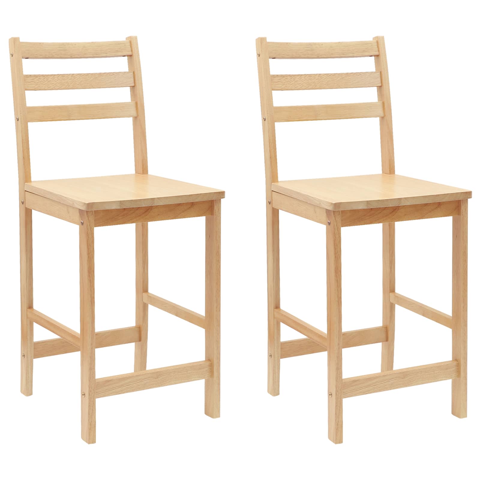 Esszimmerstühle 2 pcs Hellbraun 40 x 47,5 x 99,5 cm