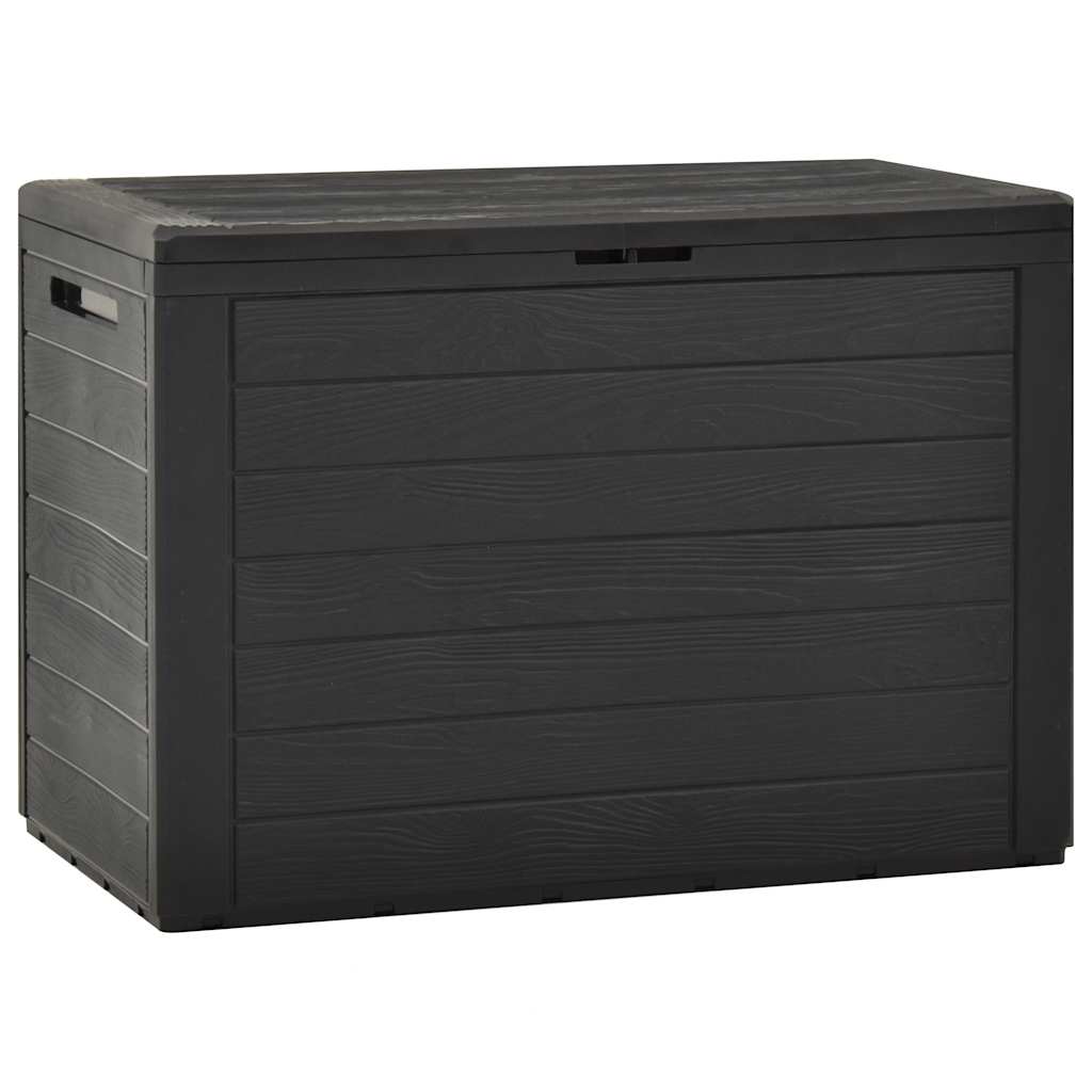 Gartentruhe Braun 58,5x46x55 cm Polypropylen
