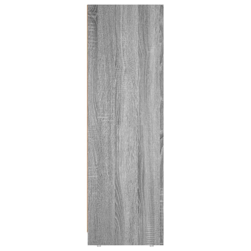 Badezimmerschrank Weiß 30x30x95 cm Holzwerkstoff