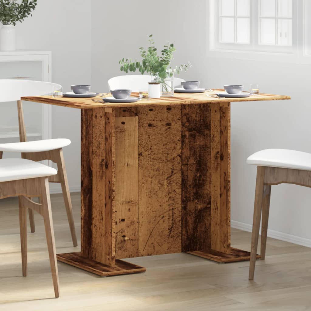 Esstisch Weiß 110x60x75 cm Holzwerkstoff