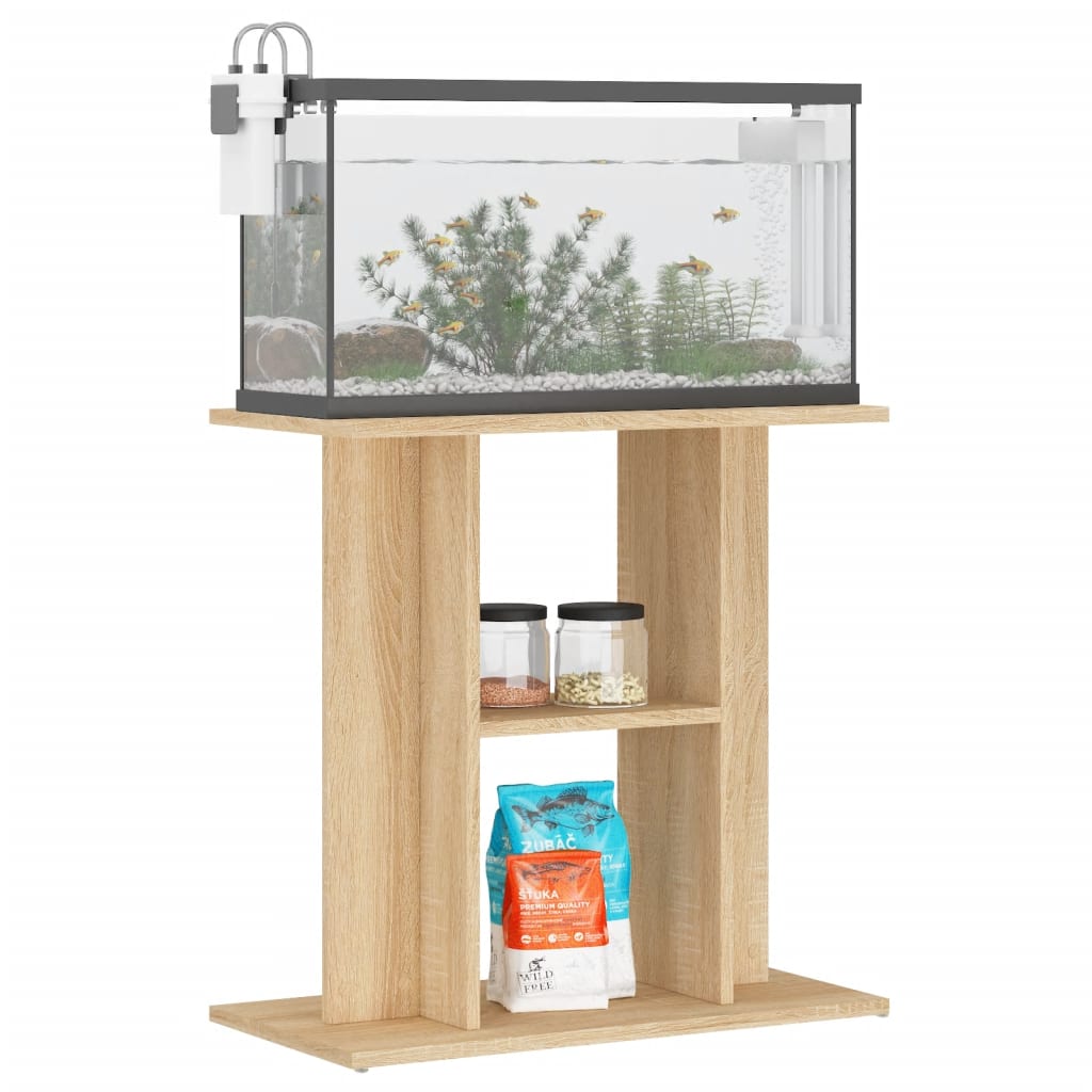 Aquariumständer Weiß 60x30x60 cm Holzwerkstoff