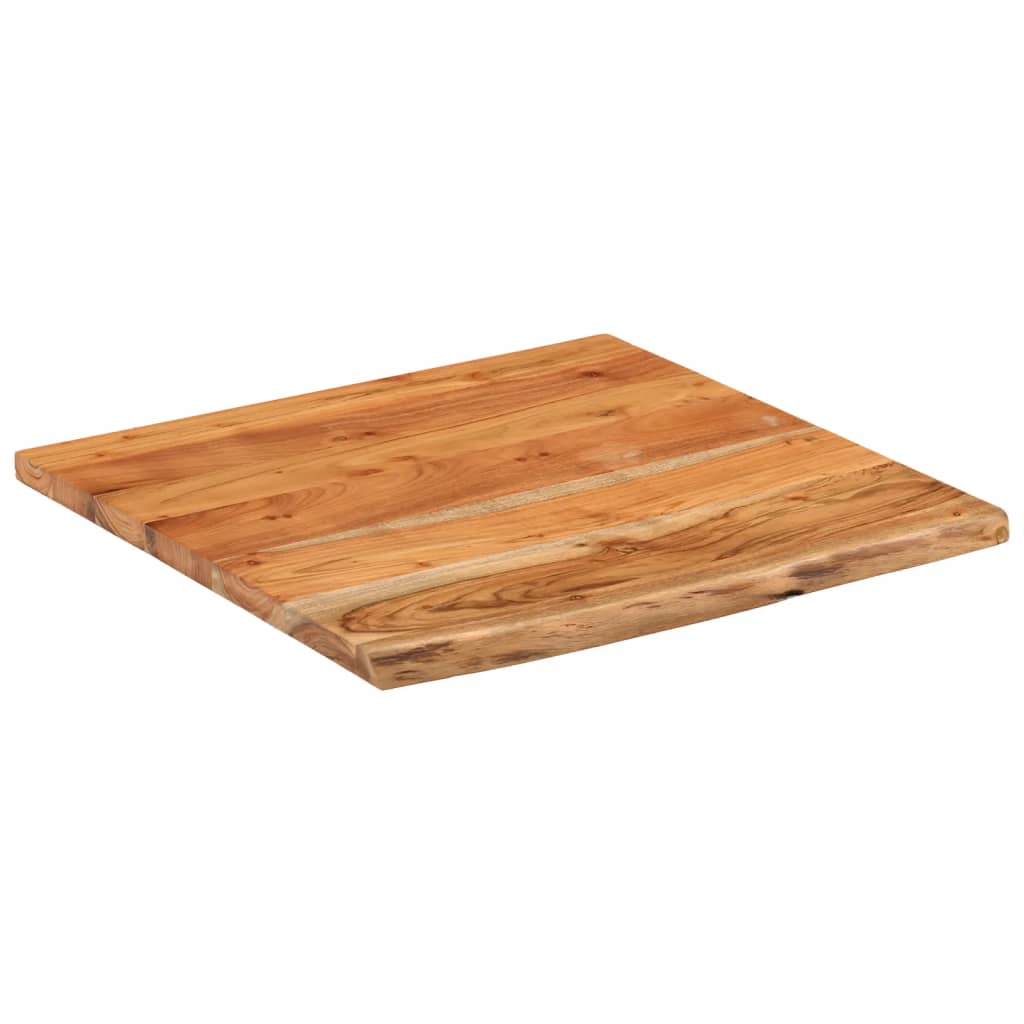 Wandregal 40x20x2,5 cm Rechteckig Massivholz Akazie Baumkante