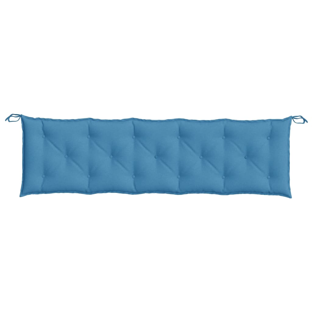 Gartenbank-Auflagen 2 Stk. Melange Anthrazit 100x50x7 cm Stoff