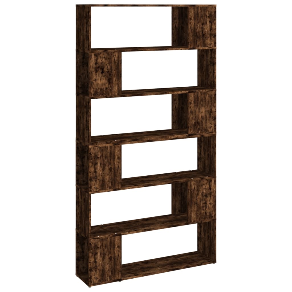 Bücherregal Raumteiler Weiß 100x24x188 cm