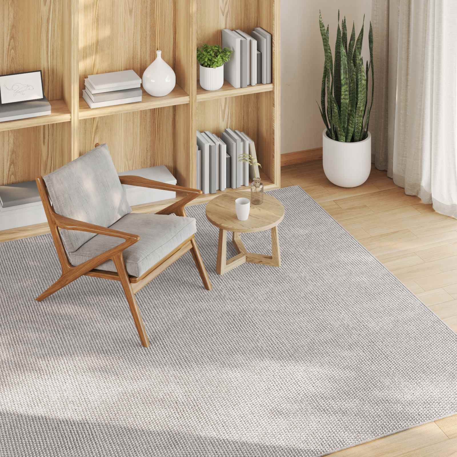 Bereichsteppiche Rechtwinklig LUGO Creme 150 x 80 cm Polyester
