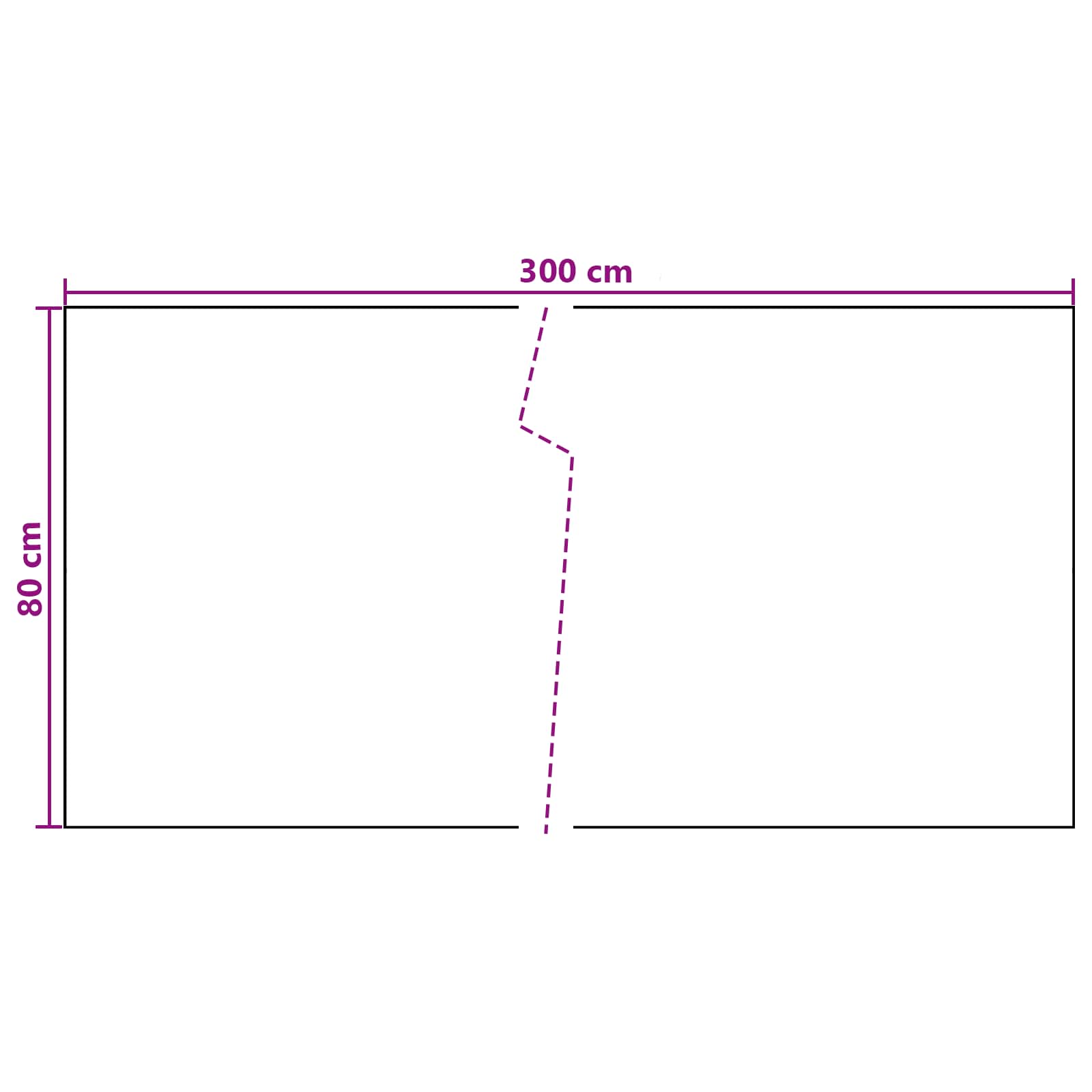 Balkon-Sichtschutz Anthrazit 300x90 cm Poly Rattan