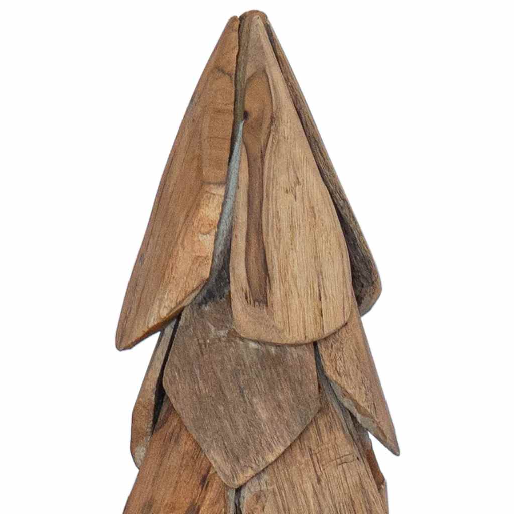 Weihnachtsbaum mit Ständer Braun 51 cm Massivholz Teak