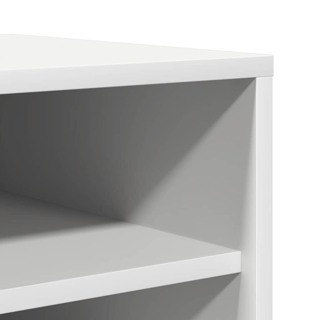 Schuhschrank Weiß 60x35x70 cm Holzwerkstoff