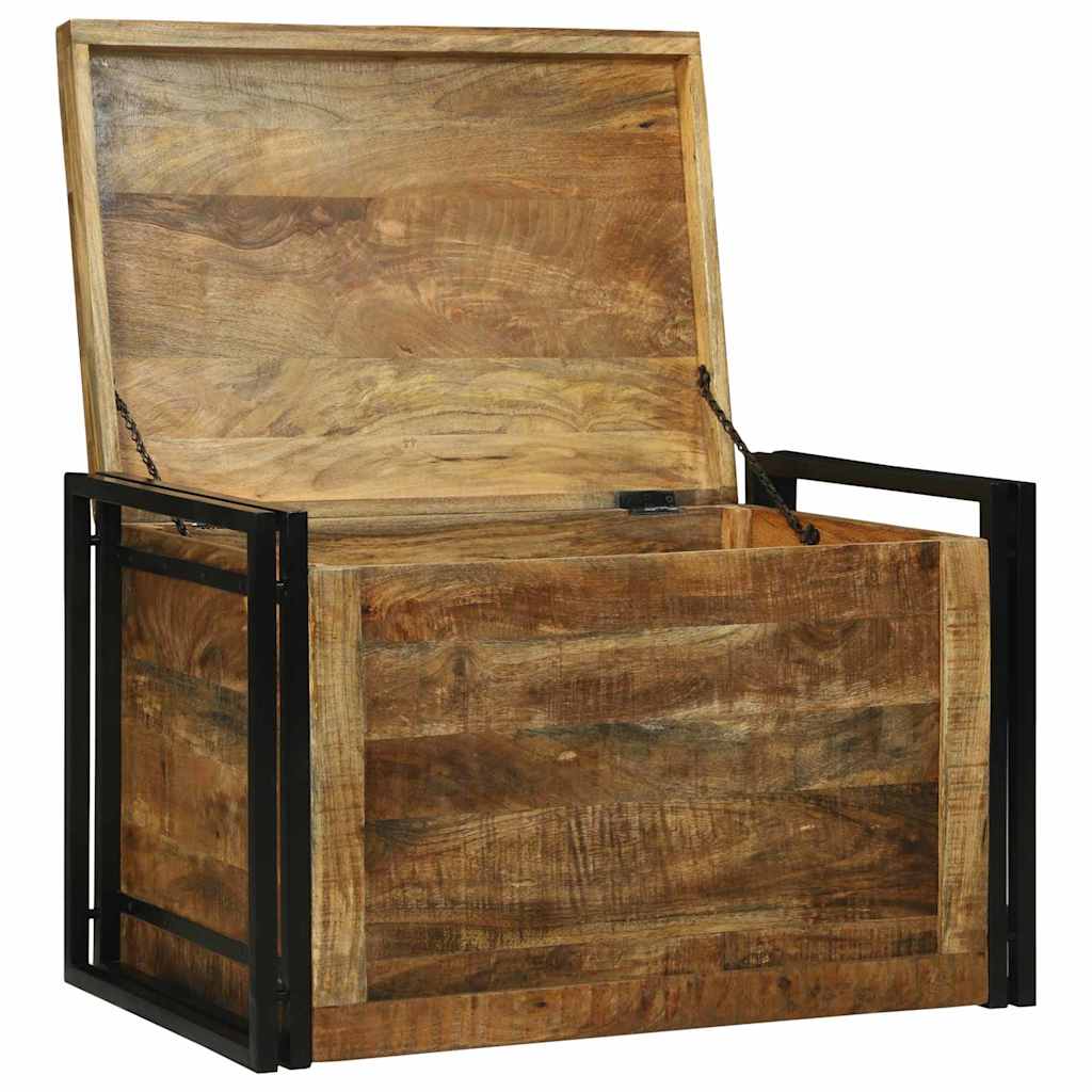 Aufbewahrungsbox 50 x 50 x 50 cm Massives upgecyceltes Holz