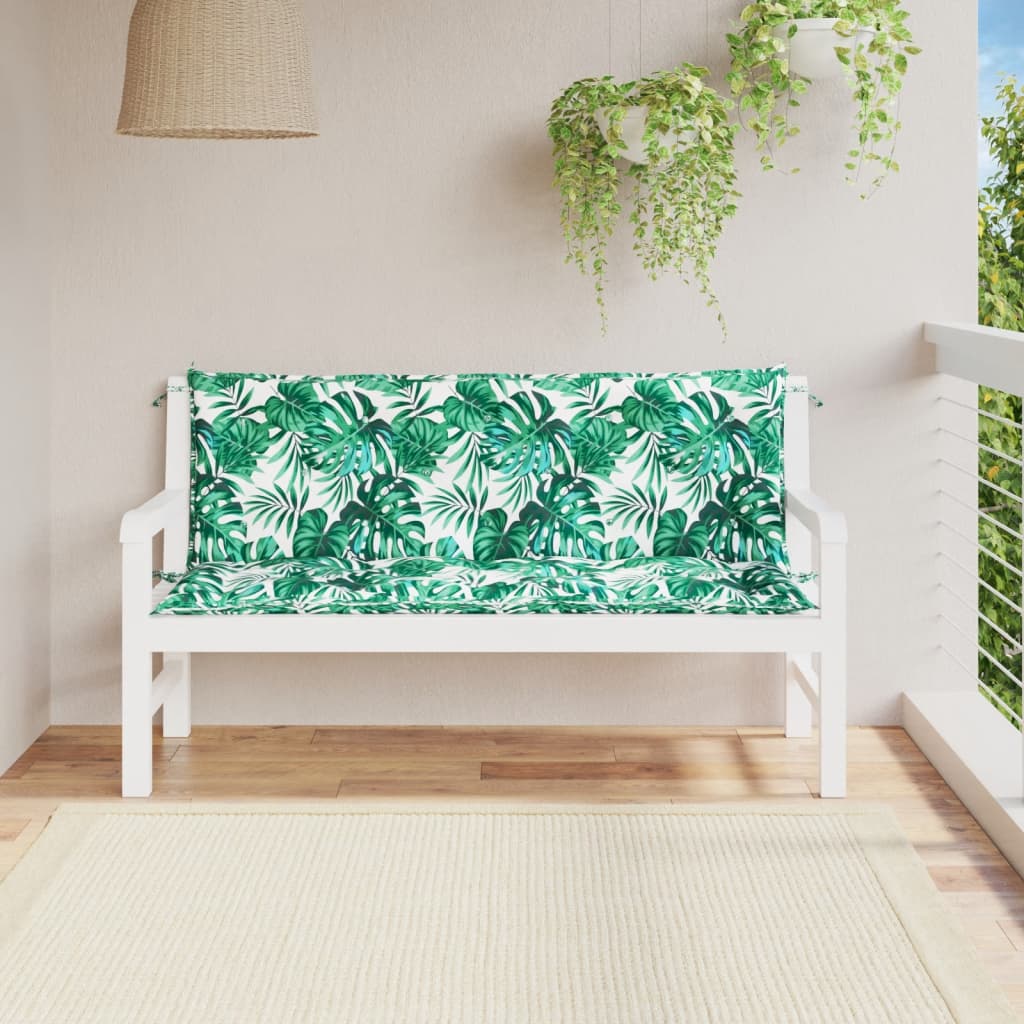 Gartenbank-Auflagen 2 Stk. Königsblau 100x50x7 cm Oxford-Gewebe