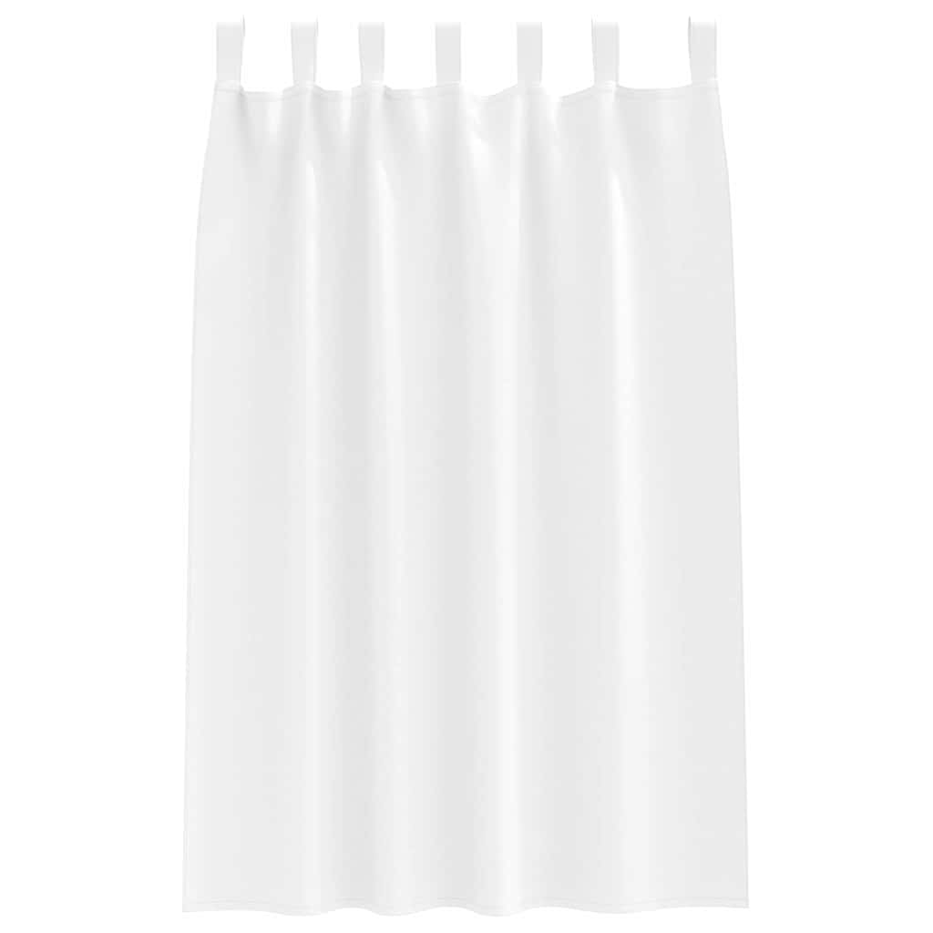 Verdunkelungs-Vorhänge mit Ringen 2 pcs Beige 140 x 140 cm
