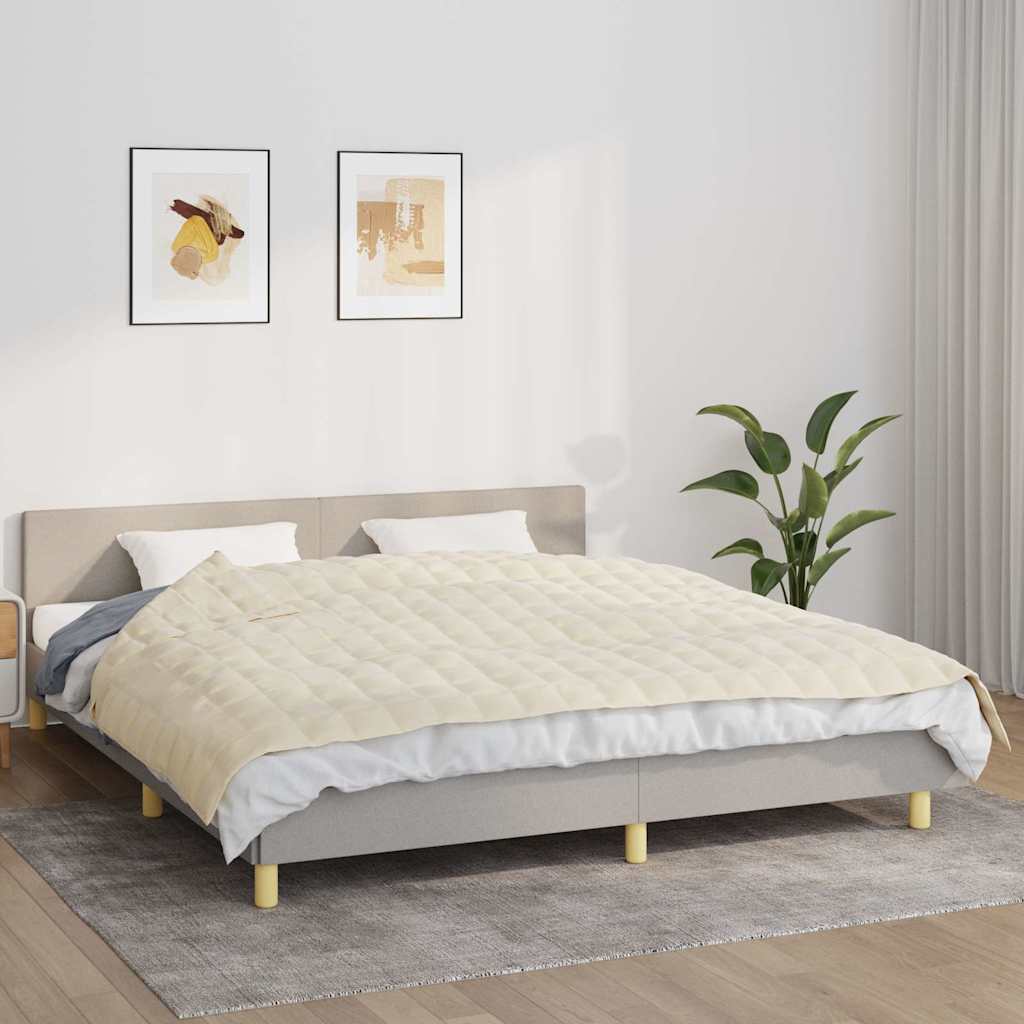 Gewichtsdecke Grau 122x183 cm 5 kg Stoff