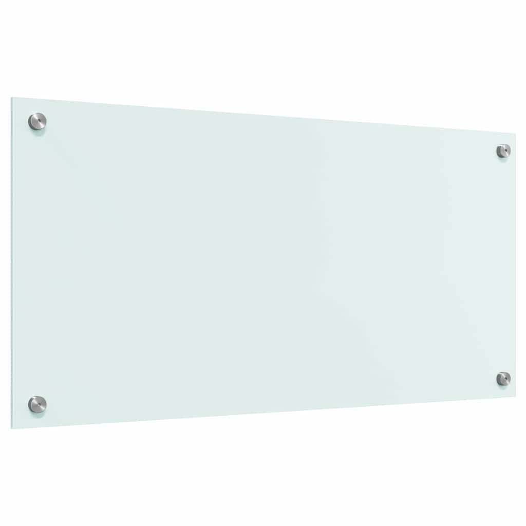 Küchenrückwand 2 pcs Weiß 70 x 40 cm Gehärtetes Glas