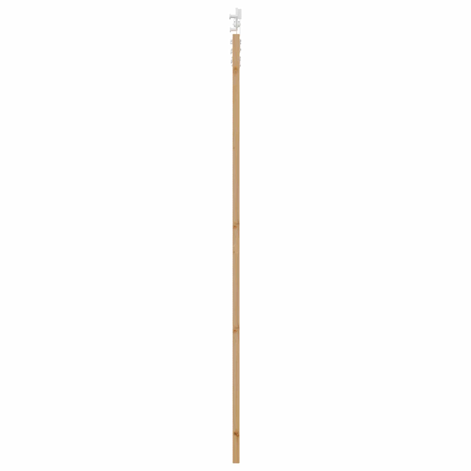 Schiebetür Natürlich und Schwarz 61 x 198,5 cm