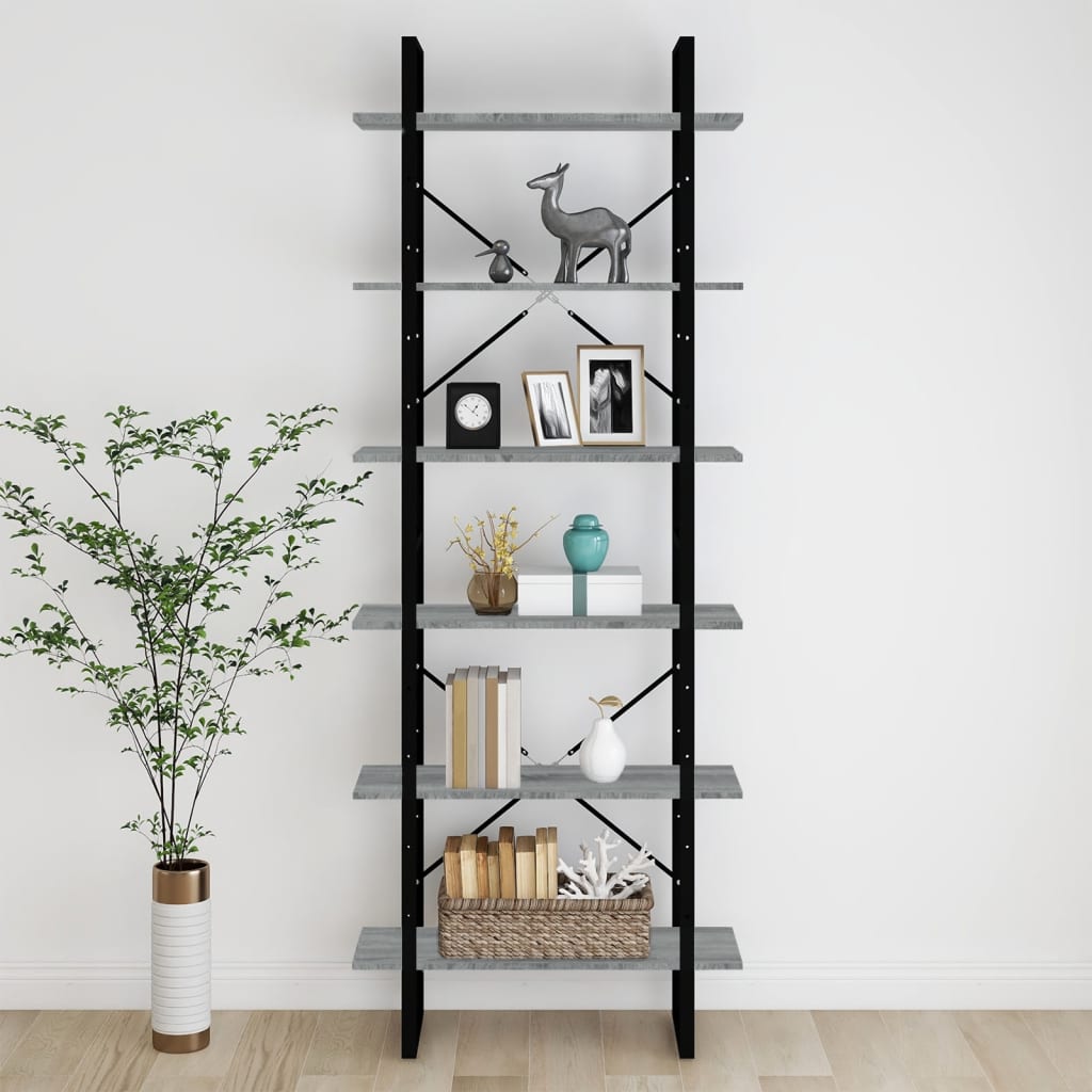 Bücherregal Weiß 80x30x105 cm Holzwerkstoff