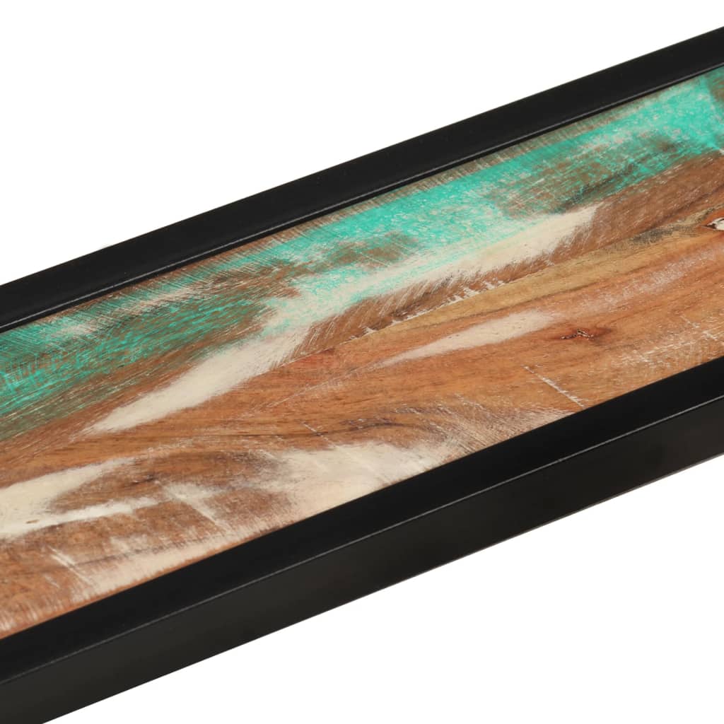 Wandregale 2 Stk. 120 cm Raues Mangoholz