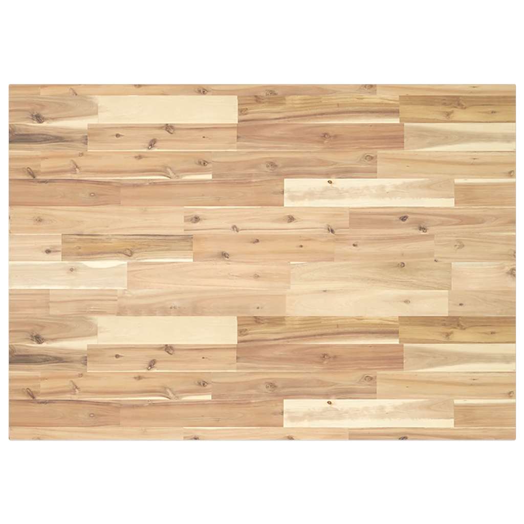 Tischplatte Rechteckig 60x50x2 cm Massivholz Akazie