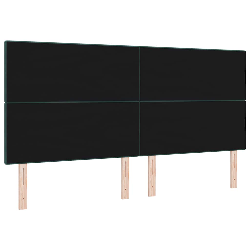 Kopfteil Hellgrau 80 cm Samt